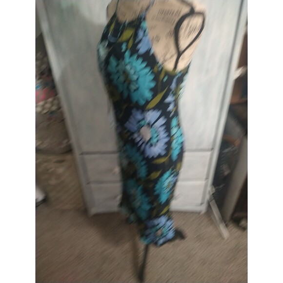 The Limited 100% Silk Midi Floral Dress Size 8 Feminine Cottage Core Summer - Picture 6 of 11